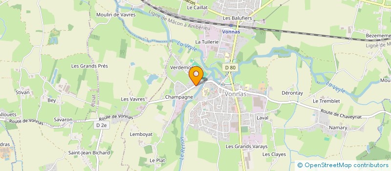 localisation de l'entreprise SCI GEORGES BLANC IMMOBILIER III à VONNAS