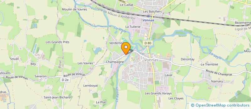 localisation de l'entreprise SCI GEORGES BLANC IMMOBILIER VI à VONNAS