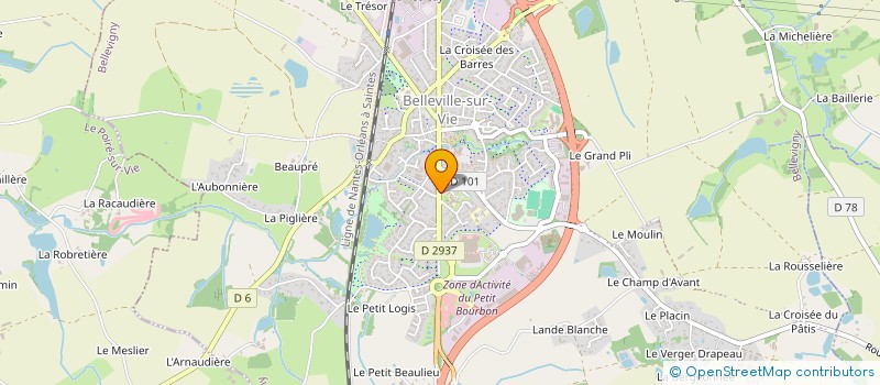 localisation de l'entreprise SCI GEORGES CLEMENCEAU  BELLEVIGNY