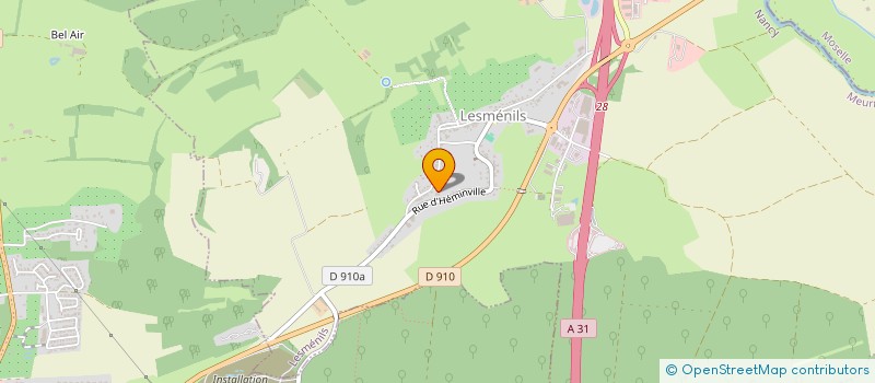 localisation de l'entreprise SCI GEORGES DU LAC  LESMENILS