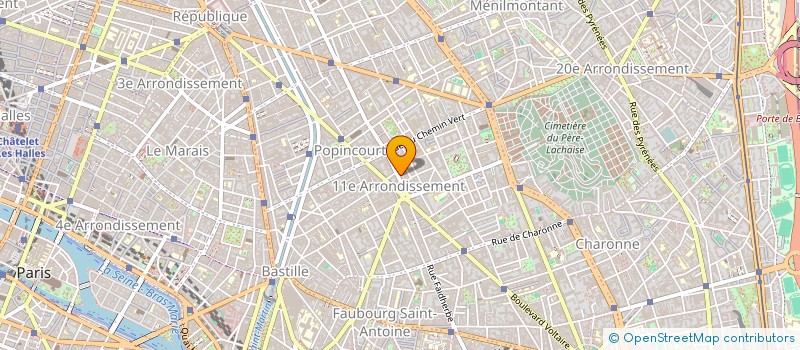 localisation de l'entreprise SCI GEORGES DUDRECT à PARIS