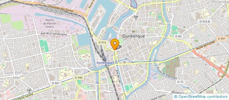 localisation de l'entreprise SCI GEORGES GUYNEMER à DUNKERQUE
