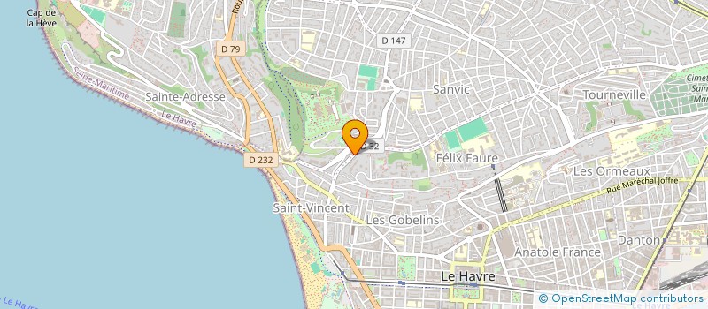 localisation de l'entreprise SCI GEORGES HEUILLARD à LE HAVRE