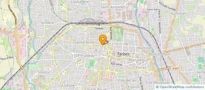 localisation de l'entreprise SCI GEORGES LASSALLE  TARBES