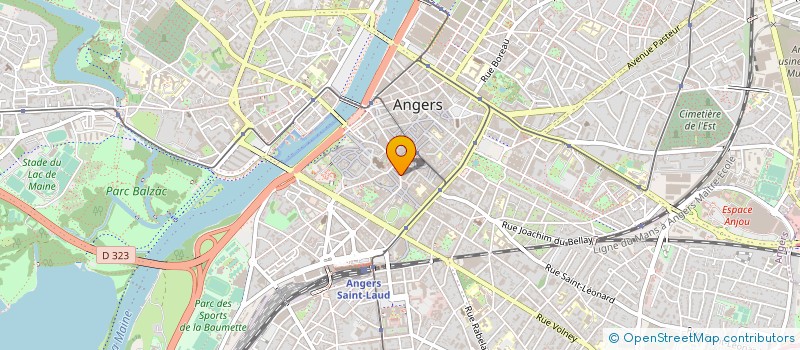 localisation de l'entreprise SCI GEORGES PECHA à ANGERS
