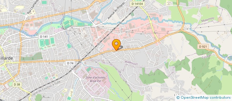 localisation de l'entreprise SCI GEORGES POMPIDOU à MALEMORT