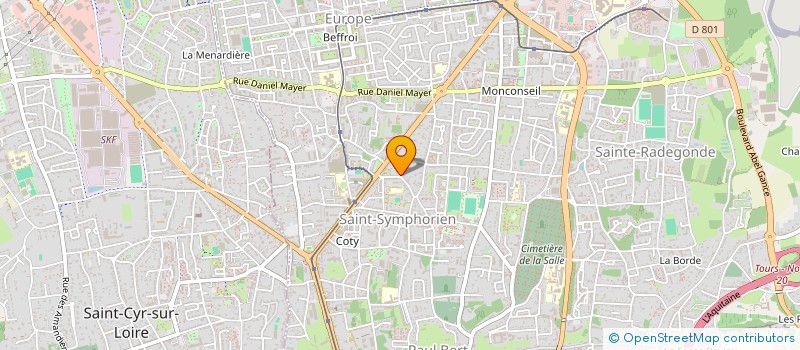 localisation de l'entreprise SCI GEORGES SAND  TOURS
