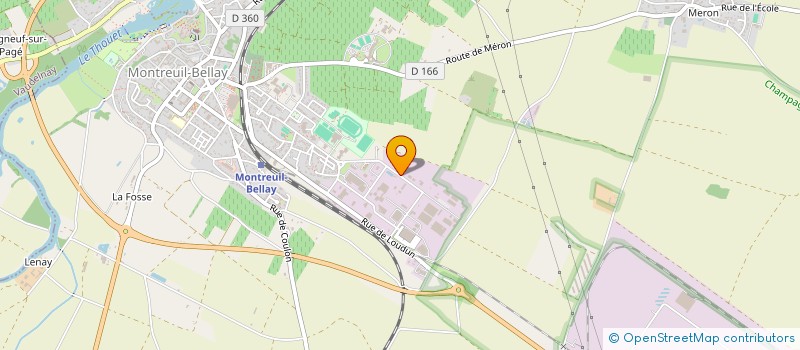 localisation de l'entreprise SCI GEORGES STEPHANE MARC  MONTREUIL-BELLAY