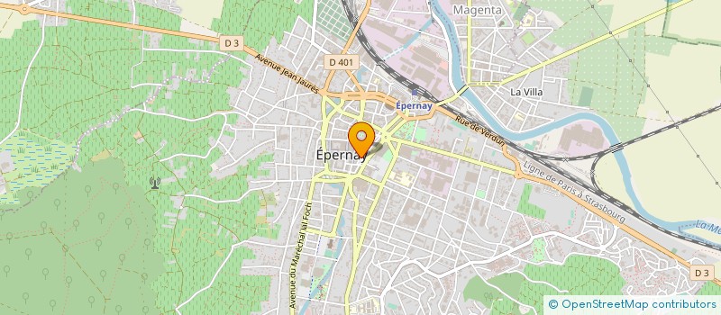 localisation de l'entreprise SCI GEORGES V à EPERNAY