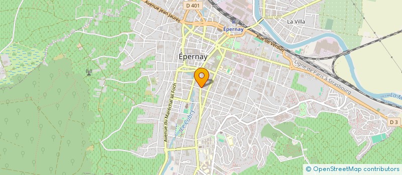 localisation de l'entreprise SCI GEORGET à EPERNAY