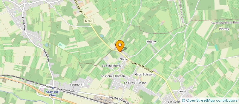 localisation de l'entreprise SCI GEORGET BMC PATRIMOINE  SAINT-MARTIN-LE-BEAU