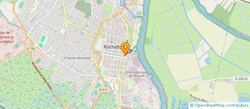 localisation de l'entreprise SCI GEORGET ET FILLES  ROCHEFORT