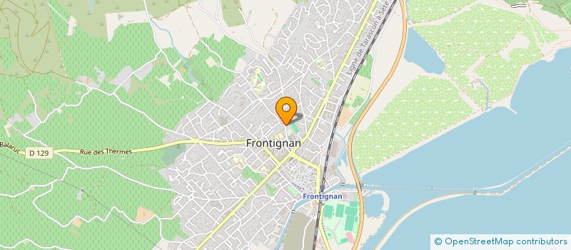 localisation de l'entreprise SCI GEORGETTE à FRONTIGNAN