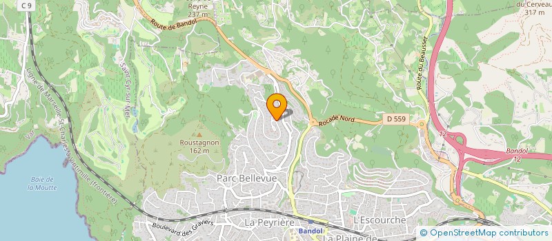localisation de l'entreprise SCI GEORGIANNI à BANDOL