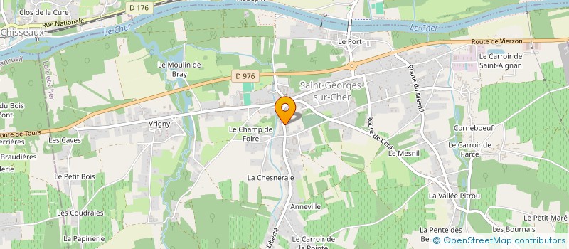 localisation de l'entreprise SCI GEORGIENNE  SAINT-GEORGES-SUR-CHER
