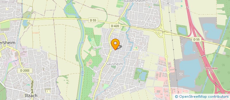 localisation de l'entreprise SCI GEORGLER  SAUSHEIM