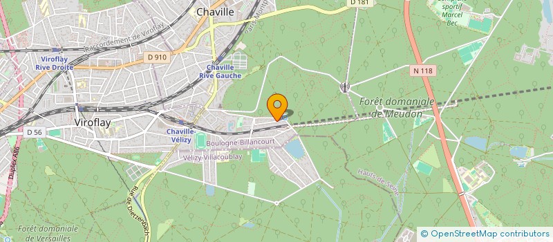 localisation de l'entreprise SCI GEORGY à CHAVILLE