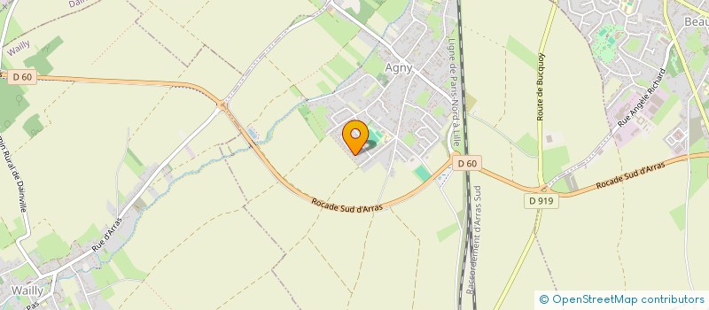 localisation de l'entreprise SCI GEORIS-POIDEVIN  AGNY