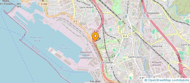 localisation de l'entreprise SCI GEORJO à MARSEILLE