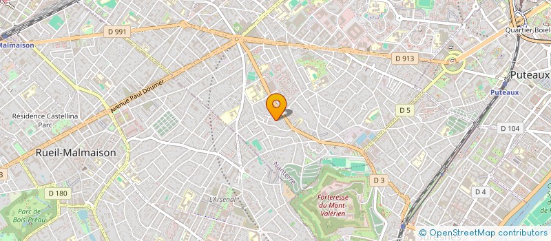 localisation de l'entreprise SCI GEOROMY  NANTERRE