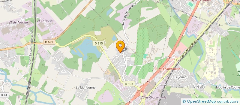 localisation de l'entreprise SCI GEOSYMA à LA COURONNE