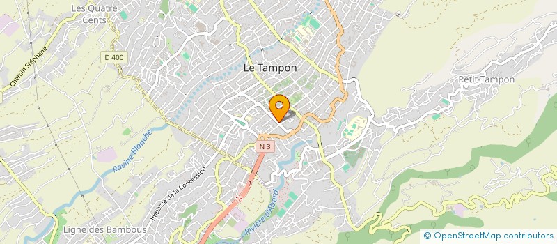 localisation de l'entreprise SCI GEOTOP à LE TAMPON