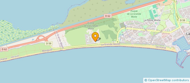 localisation de l'entreprise SCI GEOVIAL  LA GRANDE-MOTTE