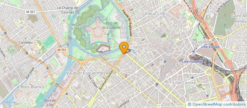 localisation de l'entreprise SCI GEOZY à LILLE