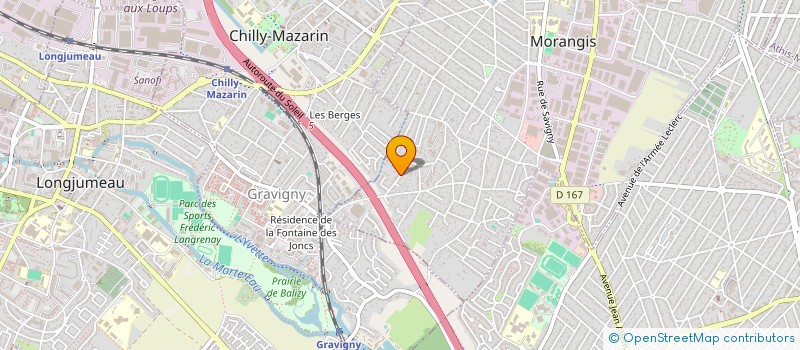 localisation de l'entreprise SCI GEP IMMO à MORANGIS