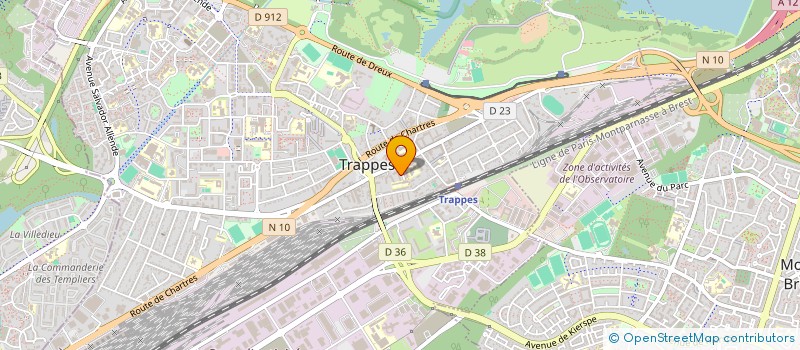 localisation de l'entreprise SCI GEPA  TRAPPES