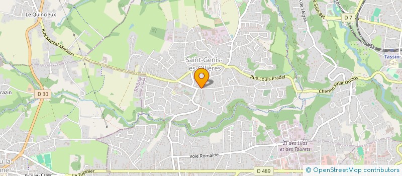 localisation de l'entreprise SCI GEPAR  SAINT-GENIS-LES-OLLIERES