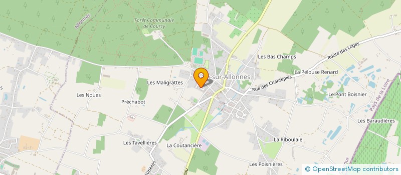 localisation de l'entreprise SCI GEPASO 3  BRAIN-SUR-ALLONNES