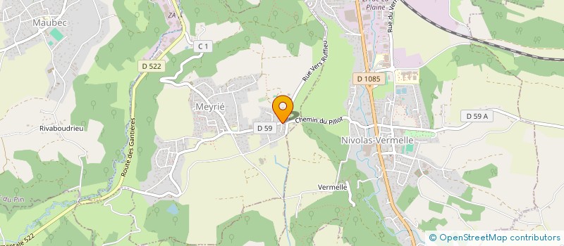 localisation de l'entreprise SCI GEPASYL  MEYRIE