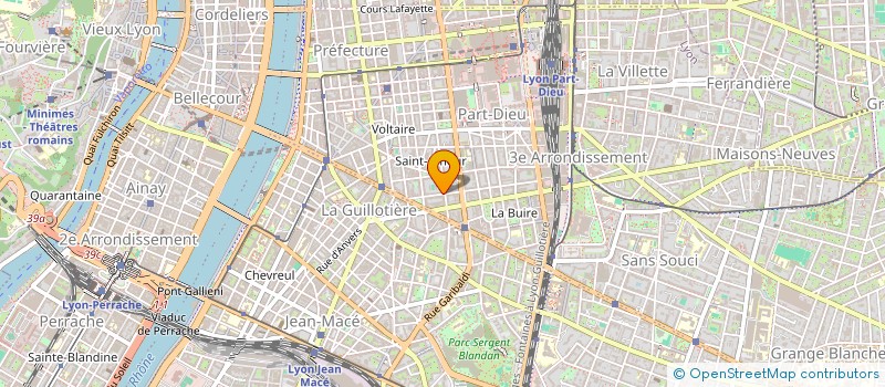 localisation de l'entreprise SCI GEPE  LYON