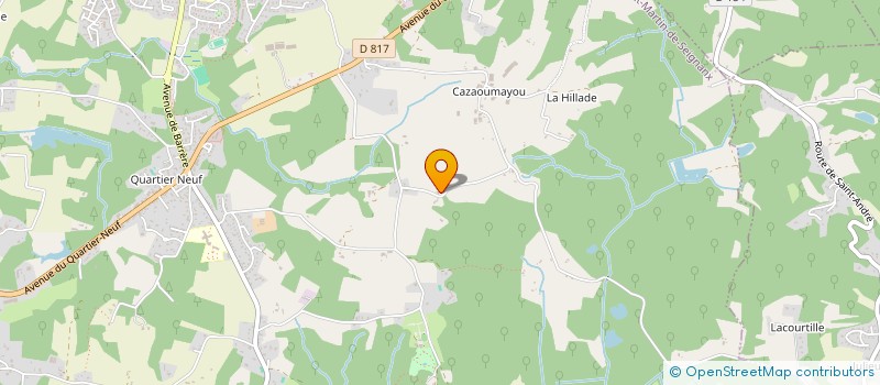 localisation de l'entreprise SCI GEPETTO  SAINT-MARTIN-DE-SEIGNANX