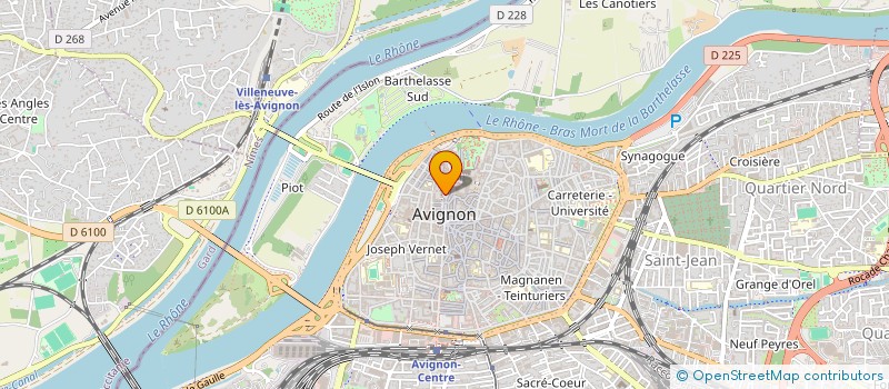 localisation de l'entreprise SCI GEPHI  AVIGNON