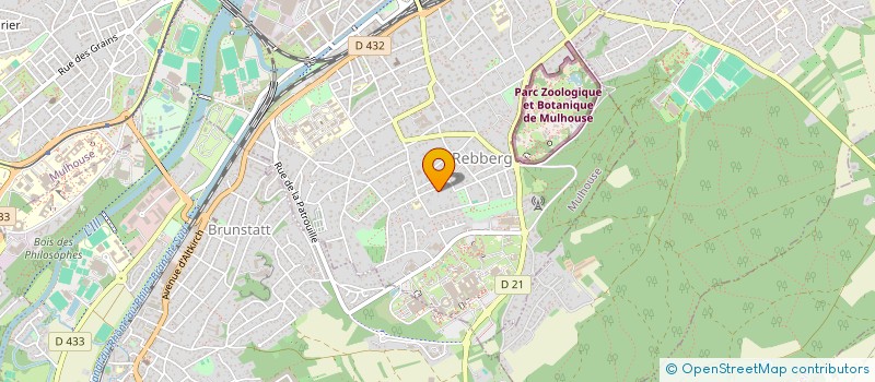 localisation de l'entreprise SCI GEPHI  MULHOUSE