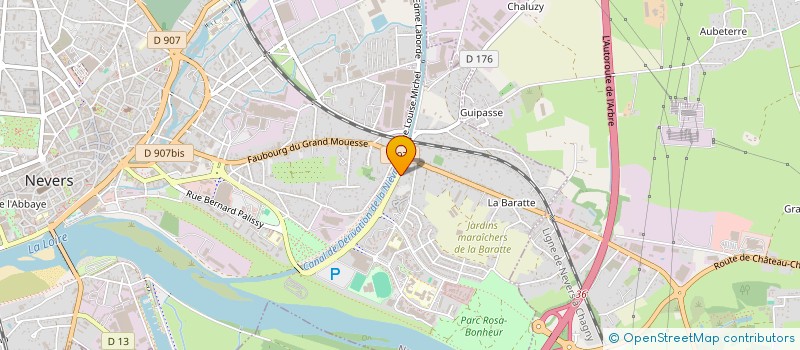 localisation de l'entreprise SCI GEPIF à NEVERS