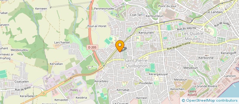 localisation de l'entreprise SCI GEPOMAR  BREST