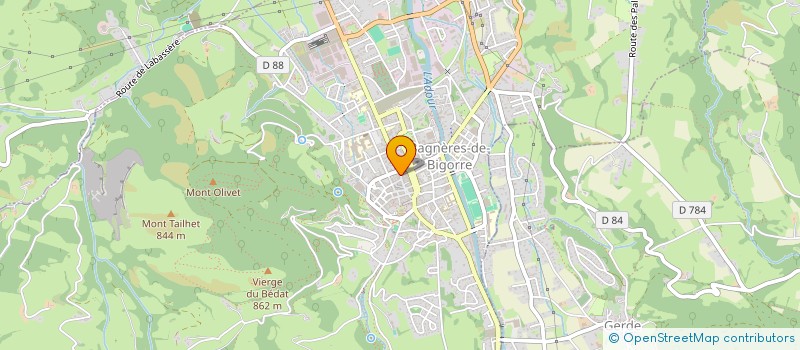 localisation de l'entreprise SCI GER  BAGNERES-DE-BIGORRE