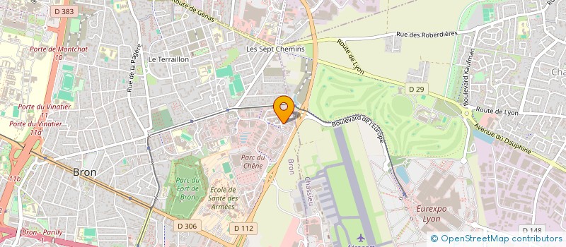 localisation de l'entreprise SCI GER  BRON