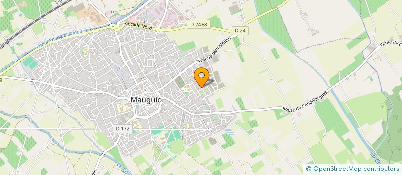 localisation de l'entreprise SCI GERA  MAUGUIO