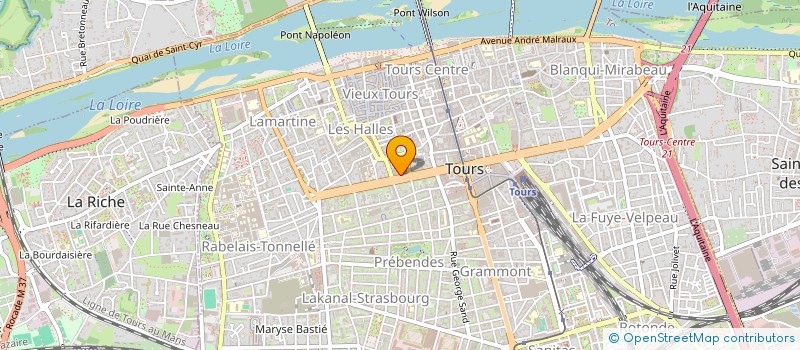 localisation de l'entreprise SCI GERA  TOURS