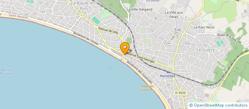 localisation de l'entreprise SCI GERALDINE  PORNICHET
