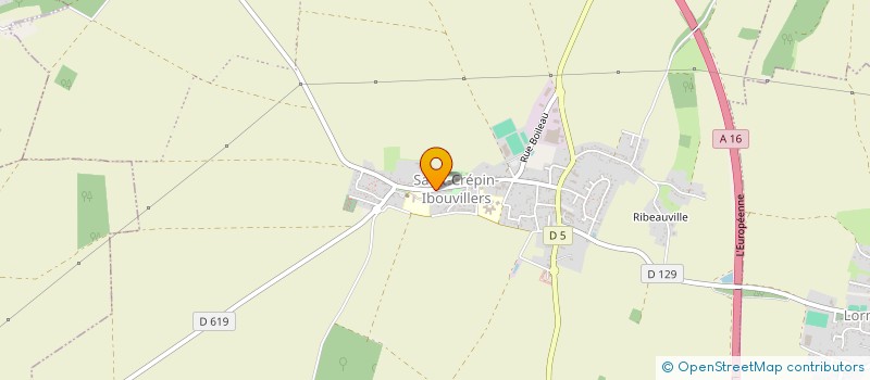 localisation de l'entreprise SCI GERALDINE  SAINT-CREPIN-IBOUVILLERS