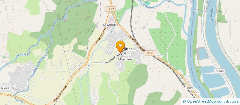 localisation de l'entreprise SCI GERALIE  BAIX