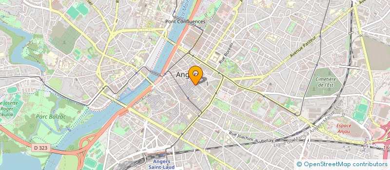 localisation de l'entreprise SCI GERALSABRI à ANGERS