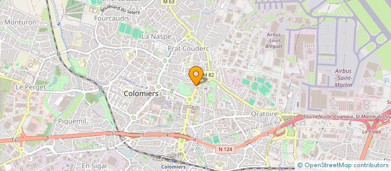 localisation de l'entreprise SCI GERANCE CTRE MEDICAL COLOMIERS à COLOMIERS