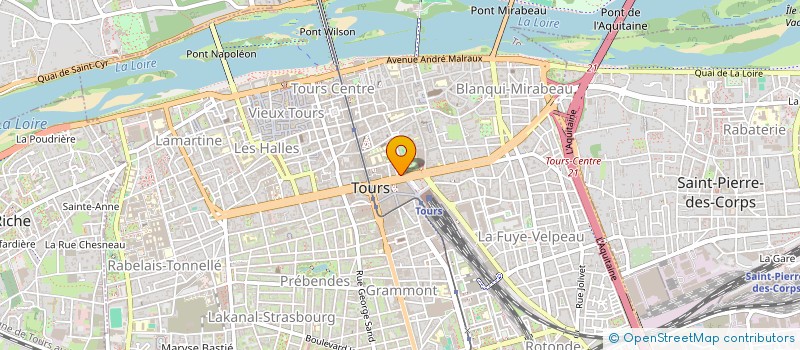 localisation de l'entreprise SCI GERANCE LOCATION  TOURS