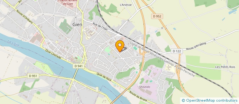 localisation de l'entreprise SCI GERANIUM à GIEN